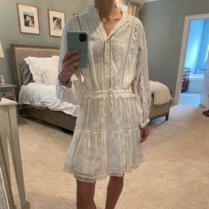 Joie shite dress with floral detail